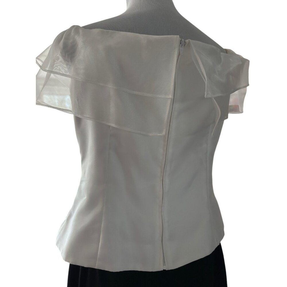 Ursula of Switzerland Mother of the Bride formal 2 piece Maxi Dress skirt top 12 - Picture 7 of 11
